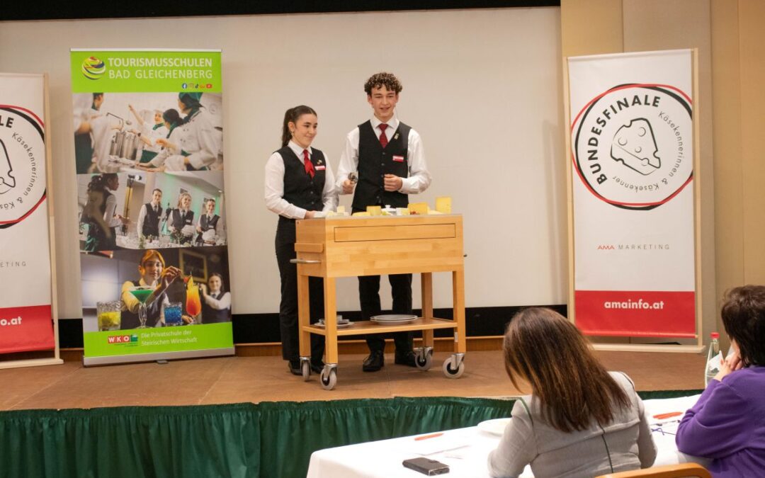 Gold für diplomierte Käsekenner:innen der Tourismusschule Bergheidengasse 